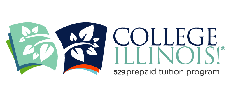The College Illinois! logo. College Illinois! helps parents to start saving for their children's college tuition.