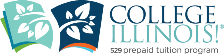 The logo for the College Illinois! 529 prepaid tuition program.